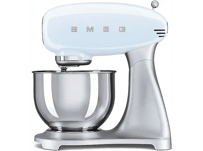 Smeg SMF05PBEU 50' Style K&uuml;chenmaschine Pastellblau (R&uuml;hrsch&uuml;sselkapazit&auml;t: 4,8 l, 1000 Watt)