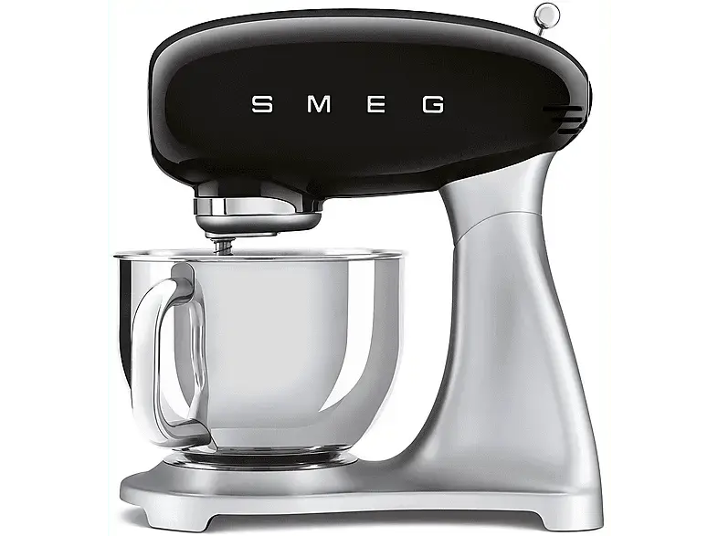 Smeg SMF04BLEU 50' Style K&uuml;chenmaschine Schwarz (R&uuml;hrsch&uuml;sselkapazit&auml;t: 4,8 l, 800 Watt)