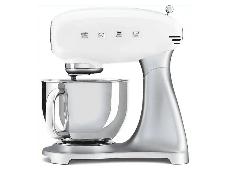 Smeg SMF04WHEU 50' Style K&uuml;chenmaschine Wei&szlig; (R&uuml;hrsch&uuml;sselkapazit&auml;t: 4,8 l, 800 Watt)