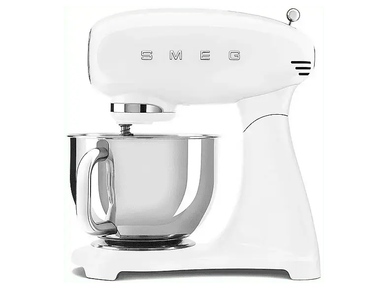 Smeg SMF05WHEU 50' Style K&uuml;chenmaschine Wei&szlig; (R&uuml;hrsch&uuml;sselkapazit&auml;t: 4,8 l, 1000 Watt)