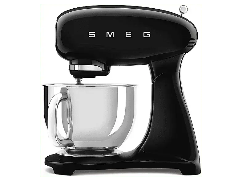 Smeg SMF05BLEU 50' Style K&uuml;chenmaschine Schwarz (R&uuml;hrsch&uuml;sselkapazit&auml;t: 4,8 l, 1000 Watt)