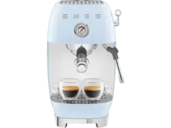 Smeg ECF03PBEU 50's Style Siebtr&auml;germaschine (Pastellblau, 1650 Watt, 15 bar)
