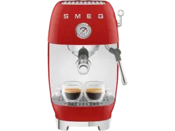 Smeg ECF03RDEU 50's Style Siebtr&auml;germaschine (Rot, 1650 Watt, 15 bar)