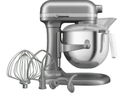 Kitchen Aid 5KSM70JPXECU Heavy Duty K&uuml;chenmaschine mit Schl&uuml;sselheber Kontur-Silber (R&uuml;hrsch&uuml;sselkapazit&auml;t: 6,6 l, 375 Watt)
