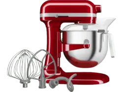 Kitchen Aid 5KSM70JPX Heavy Duty K&uuml;chenmaschine mit Schl&uuml;sselheber Empire Rot (R&uuml;hrsch&uuml;sselkapazit&auml;t: 6,6 l, 375 Watt)