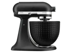 Kitchen Aid 5KSM156CXEBK Artisan K&uuml;chenmaschine mit kippbarem Motorkopf, Gusseisen Schwarz (Keramiksch&uuml;ssel, R&uuml;hrsch&uuml;sselkapazit&auml;t: 4.7 l, 300 Watt); K&uuml;chenmaschine mit kippbarem Motorkopf, Keramiksch&uuml;ssel