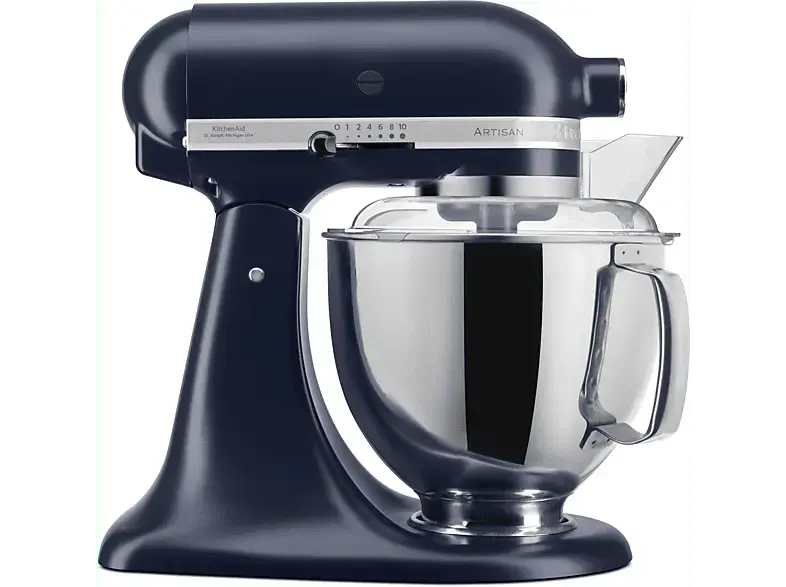 Kitchen Aid 5 KSM 175 PSEIB Artisan K&uuml;chenmaschine Ink Blue (R&uuml;hrsch&uuml;sselkapazit&auml;t: 4,8 l, 300 Watt)