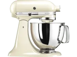 Kitchen Aid 5 KSM 125 EAC Artisan K&uuml;chenmaschine mit kippbarem Motorkopf Creme (R&uuml;hrsch&uuml;sselkapazit&auml;t: 4,8 l)