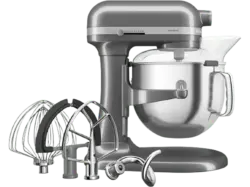 Kitchen Aid 5KSM70SHXEMS Artisan K&uuml;chenmaschine Medallion Silber (R&uuml;hrsch&uuml;sselkapazit&auml;t: 6,6 l, 375 Watt)