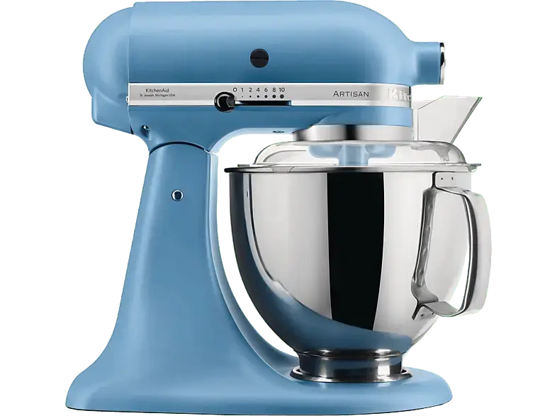 Kitchen Aid 5 KSM 175 PSEVB Artisan K&uuml;chenmaschine Vintage Blue (R&uuml;hrsch&uuml;sselkapazit&auml;t: 4,8 l, 300 Watt)