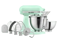 Kitchen Aid 5 KSM 195 PSESD Artisan K&uuml;chenmaschine mit kippbarem Motorkopf, Farbe des Jahres 2026: Spearmint (R&uuml;hrsch&uuml;sselkapazit&auml;t: 4,7 l, 300 Watt)