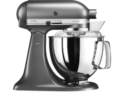 Kitchen Aid 5 KSM 175 PSEMS Artisan K&uuml;chenmaschine Medallion Silber (R&uuml;hrsch&uuml;sselkapazit&auml;t: 4,8 l, 300 Watt)