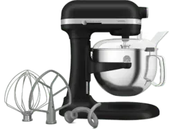 Kitchen Aid 5KSM60SPX Artisan K&uuml;chenmaschine mit Sch&uuml;sselheber Matt Schwarz (R&uuml;hrsch&uuml;sselkapazit&auml;t: 5,6 l, 375 Watt)