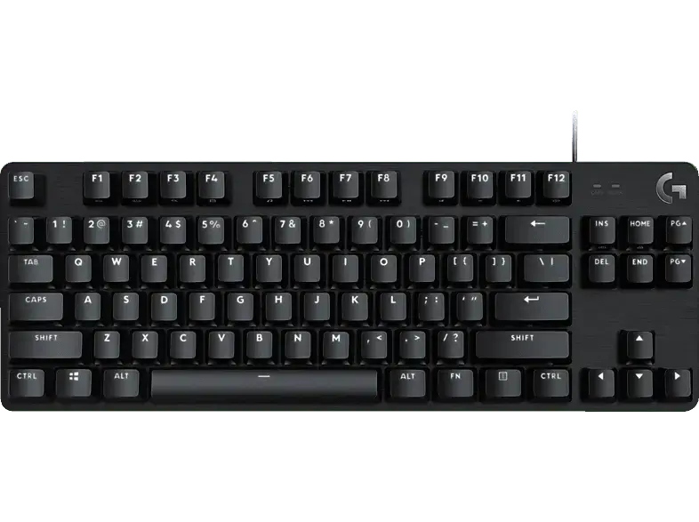 LOGITECH G G413 TKL SE Kabelgebundene mechanische Gaming Tastatur ohne Ziffernblock (Tactile), DEU (Qwertz), Schwarz