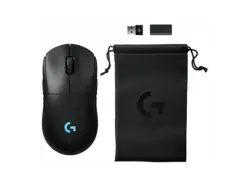 Logitech G Bundle, pro 2 Lightspeed, Kabellose Gaming Maus, beidh&auml;ndige Maus, LightForce, kompatibel mit PowerPLAY, Schwarz + 8k Dongle + Transporttasche; kabellose Gaming-Maus