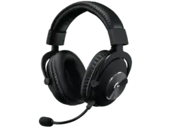 LOGITECH G pro X, Kabelgebundenes Gaming Headset mit Blue VO!CE, 7.1 Surround-Sound, Schwarz