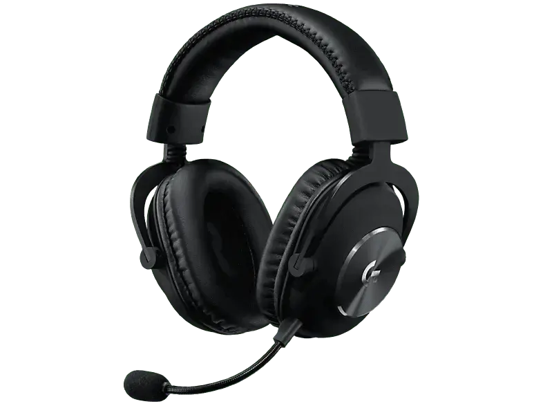 LOGITECH G pro X, Kabelgebundenes Gaming Headset mit Blue VO!CE, 7.1 Surround-Sound, Schwarz