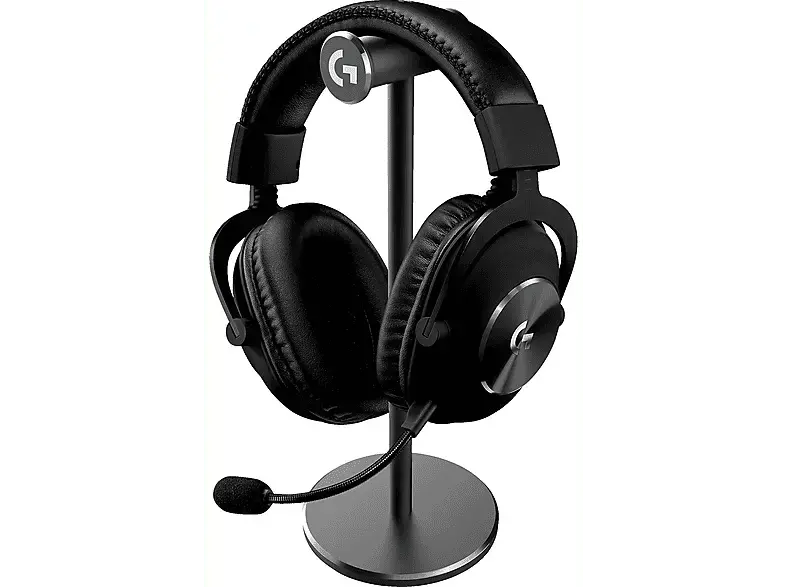 LOGITECH G Bundle, pro X 2 Lightspeed, Kabelloses Gaming-Headset mit Blue VO!CE, Bluetooth, 7.1 Surround-Sound, Schwarz + Headset-St&auml;nder, Schwarz; Gaming-Headset + St&auml;nder
