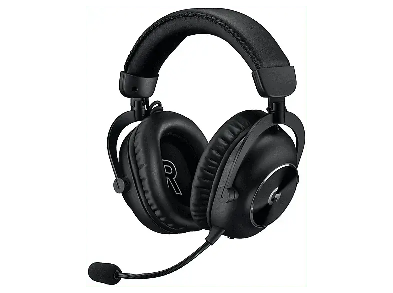 LOGITECH G pro X 2 Lightspeed Kabelloses Gaming Headset, Blue VO!CE, Bluetooth, 7.1 Surround-Sound, Schwarz