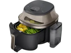Philips NA547/07 Steam Airfryer 5000 Series Hei&szlig;luftfritteuse mit Wassertank 7,2 l, 2000 Watt, Schwarz