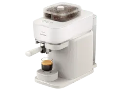 Philips bar320/00 Baristina mit Bean swap Espressomaschine mit Siebtr&auml;ger (integriertes Mahlwerk mit dualem Bohnenbeh&auml;lter, 16 bar, Naturwei&szlig;)