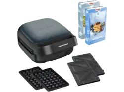 Tefal SW862B Snack Collection Sandwich & Waffel Maker, Schwarz, 700 Watt