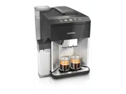 Siemens TQ515D03 EQ500 Kaffeevollautomat (Edelstahl, Klavierlack schwarz, Keramikmahlwerk, 15 bar, integrierter Milchbeh&auml;lter)