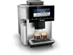 Siemens TQ907D03 Kaffeevollautomat (Schwarz/Edelstahl, Scheibenmahlwerk, 19 bar, integrierter Milchbeh&auml;lter)