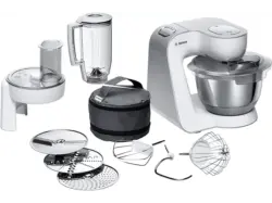 Bosch MUM 58 W 20 Creation Line K&uuml;chenmaschine Wei&szlig; (R&uuml;hrsch&uuml;sselkapazit&auml;t: 3,9 l, 1000 Watt)
