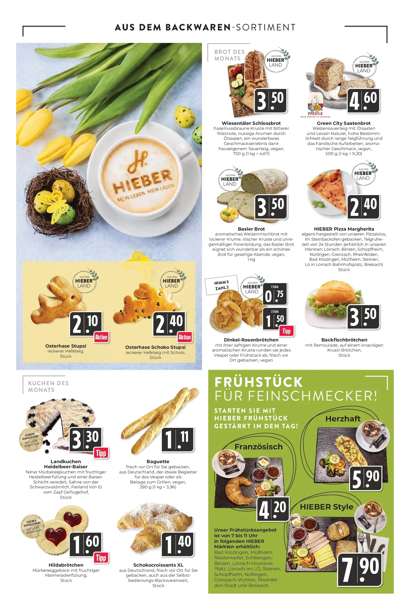 Angebote - Hieber's Frischecenter: Meine Woche (ab 22.03.2026) zum Blättern | Seite: 6