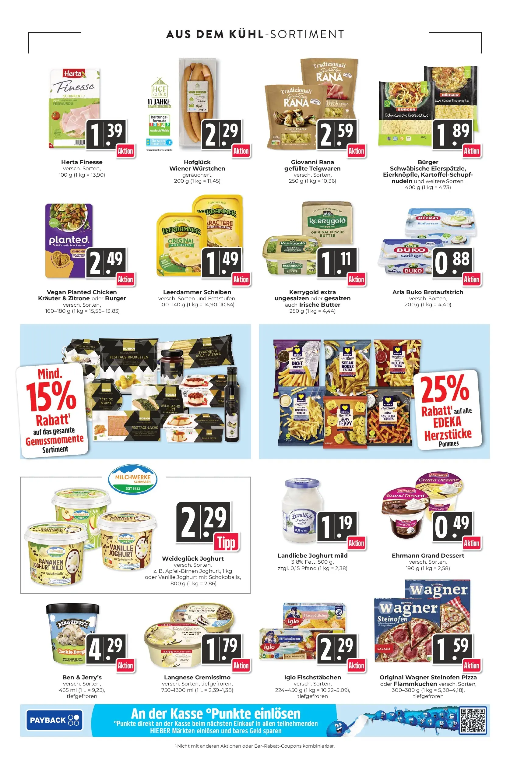 Angebote - Hieber's Frischecenter: Meine Woche (ab 22.03.2026) zum Blättern | Seite: 11