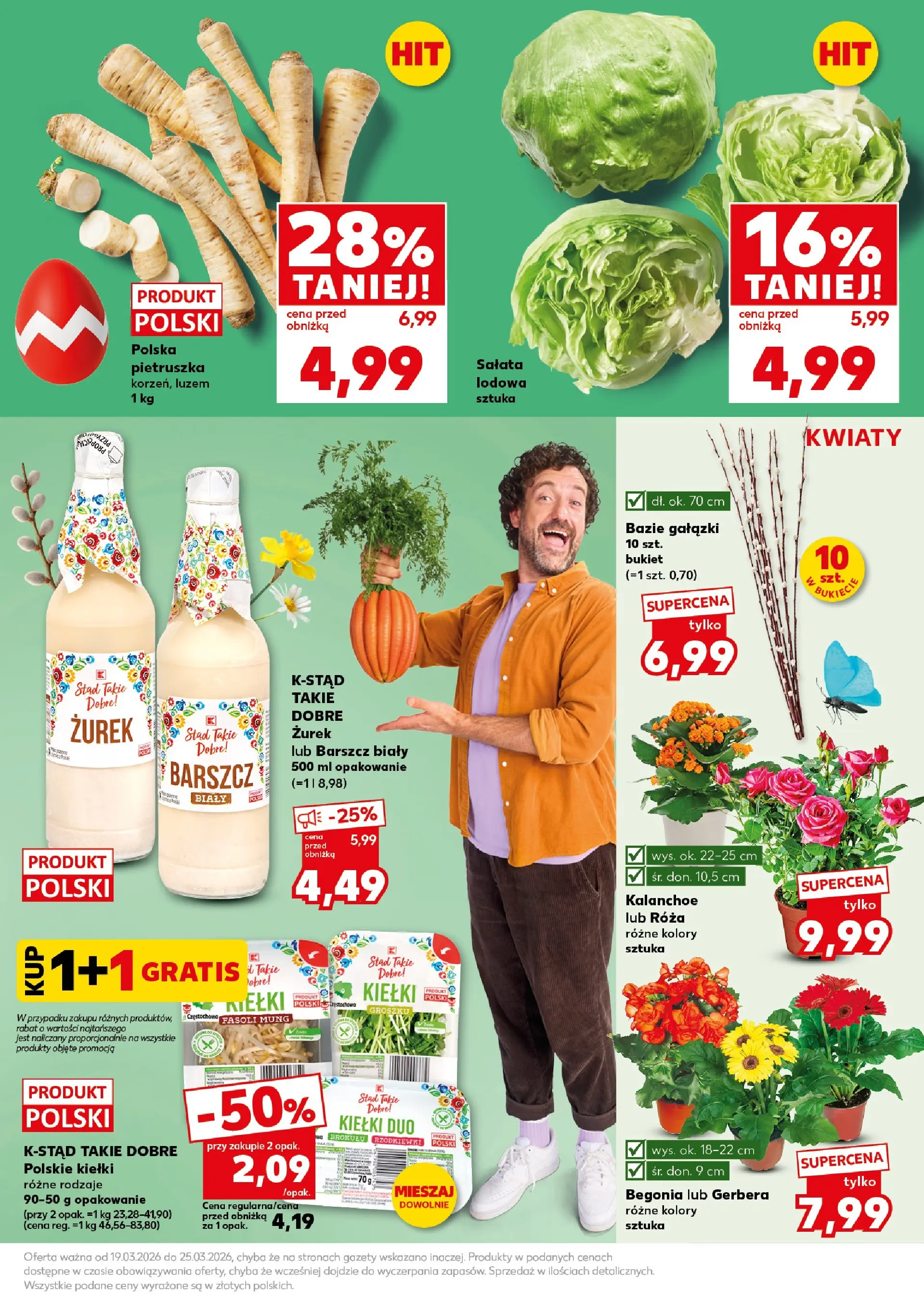 Kaufland gazetka - Super Sobota od 21.03.2026 - od jutra PDF | Strona: 13 | Produkty: Barszcz, Zurek, Kalanchoe, Kwiaty