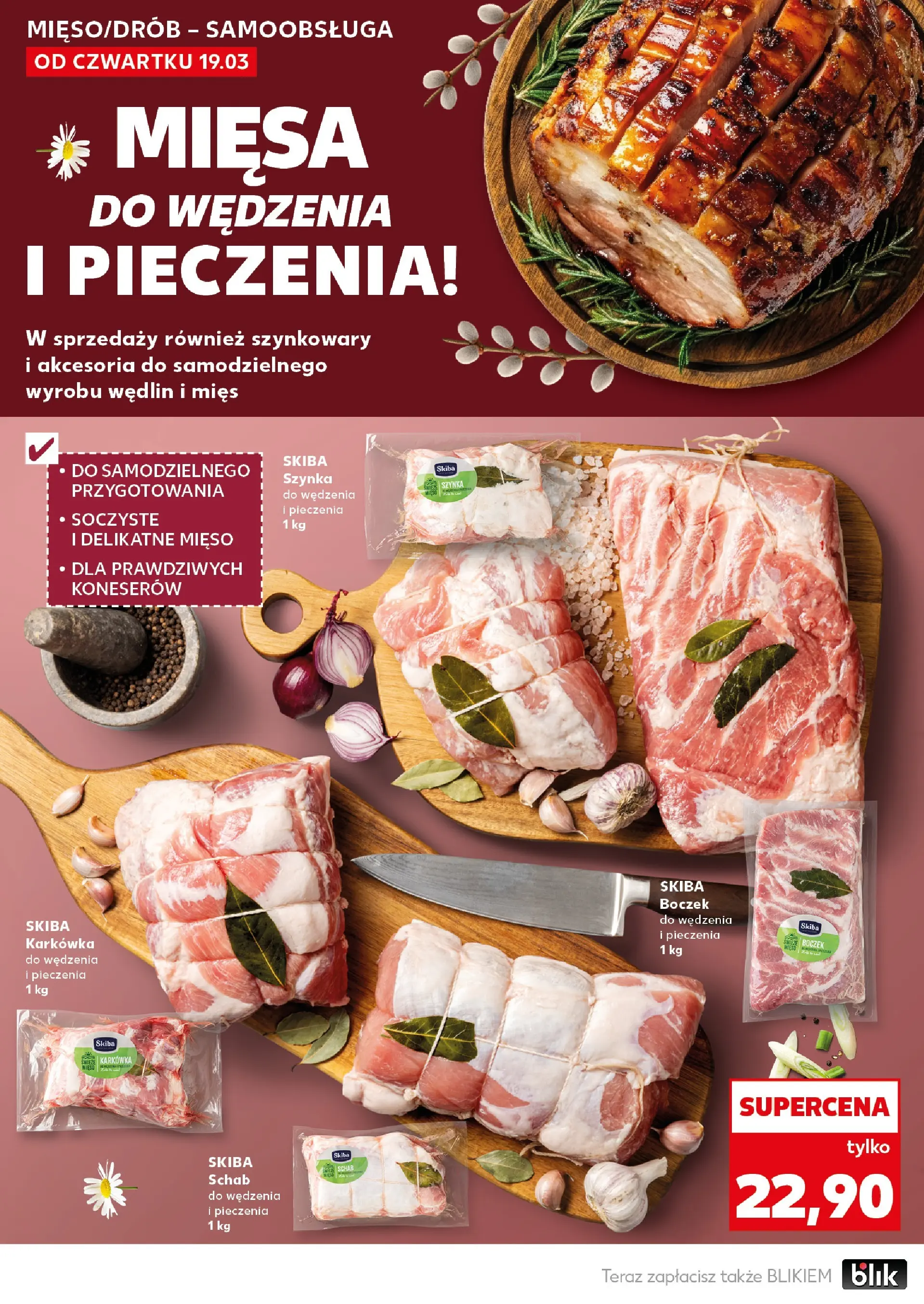 Kaufland gazetka - Super Sobota od 21.03.2026 - od jutra PDF | Strona: 20 | Produkty: Karkówka, Schab, Szynka, Boczek