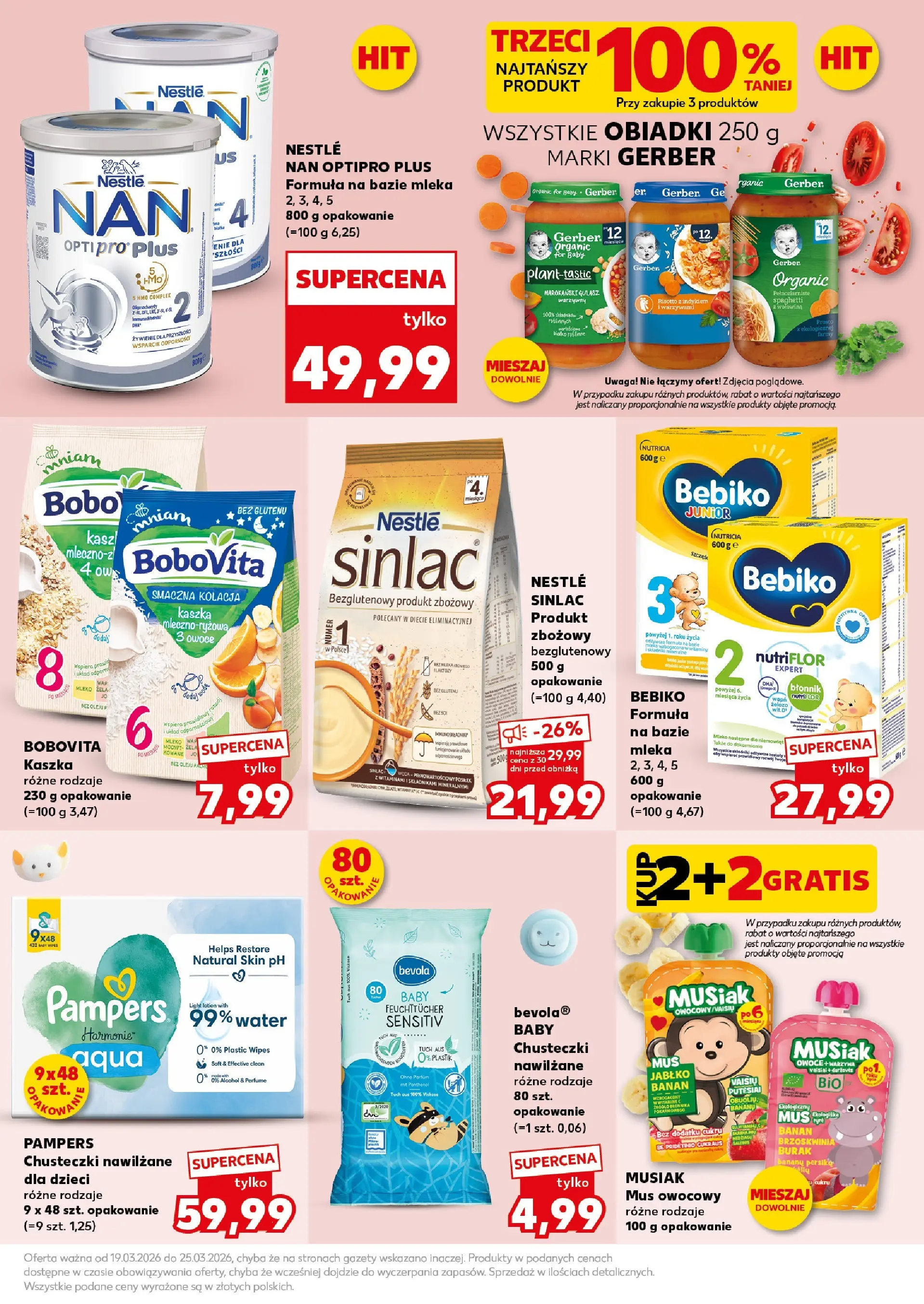 Kaufland gazetka - Super Sobota od 21.03.2026 - od jutra PDF | Strona: 29 | Produkty: Nestle nan optipro plus, Banan, Banany, Wołowina