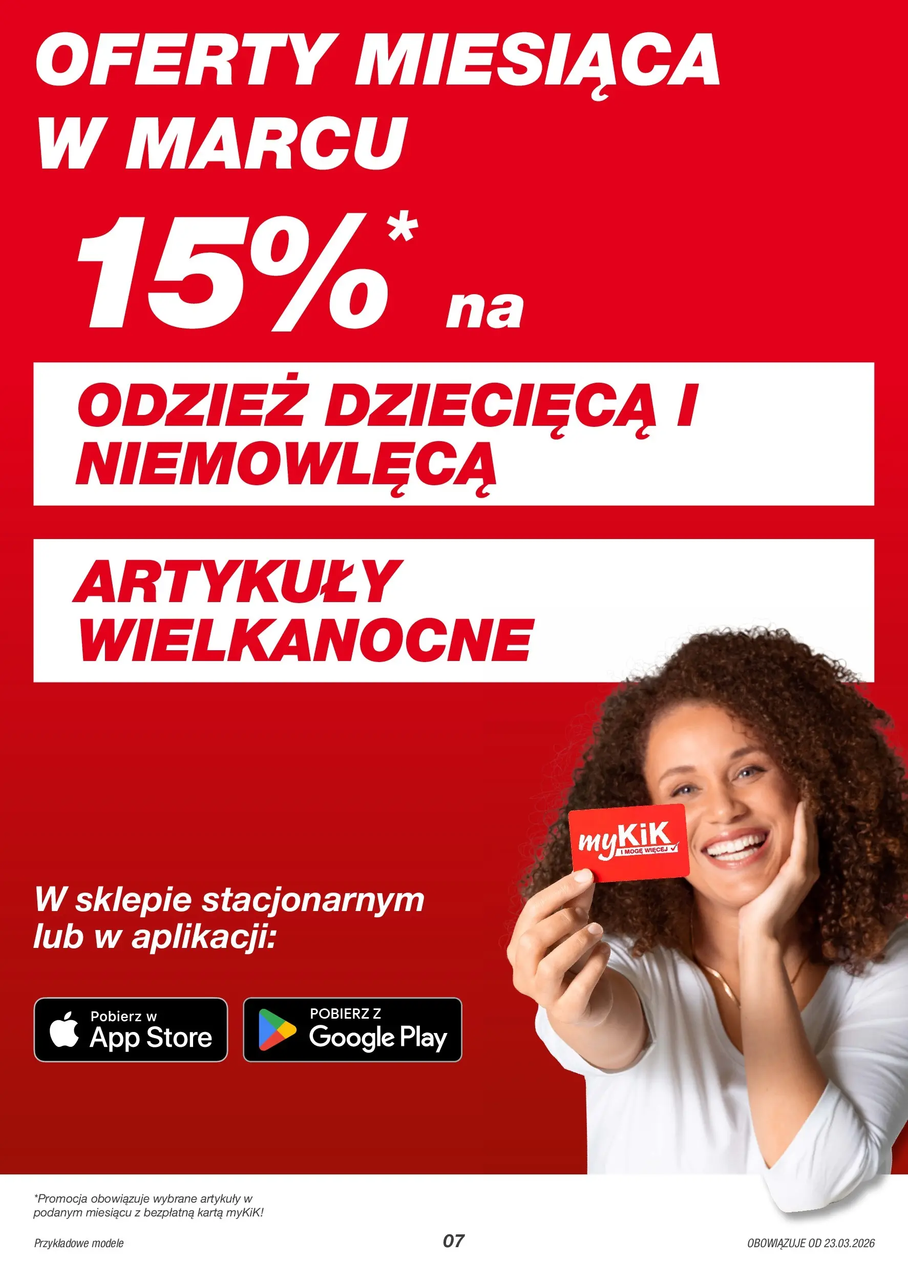 Kik gazetka od 23.03.2026 - Aktualna gazetka online | Strona: 7 | Produkty: Karta
