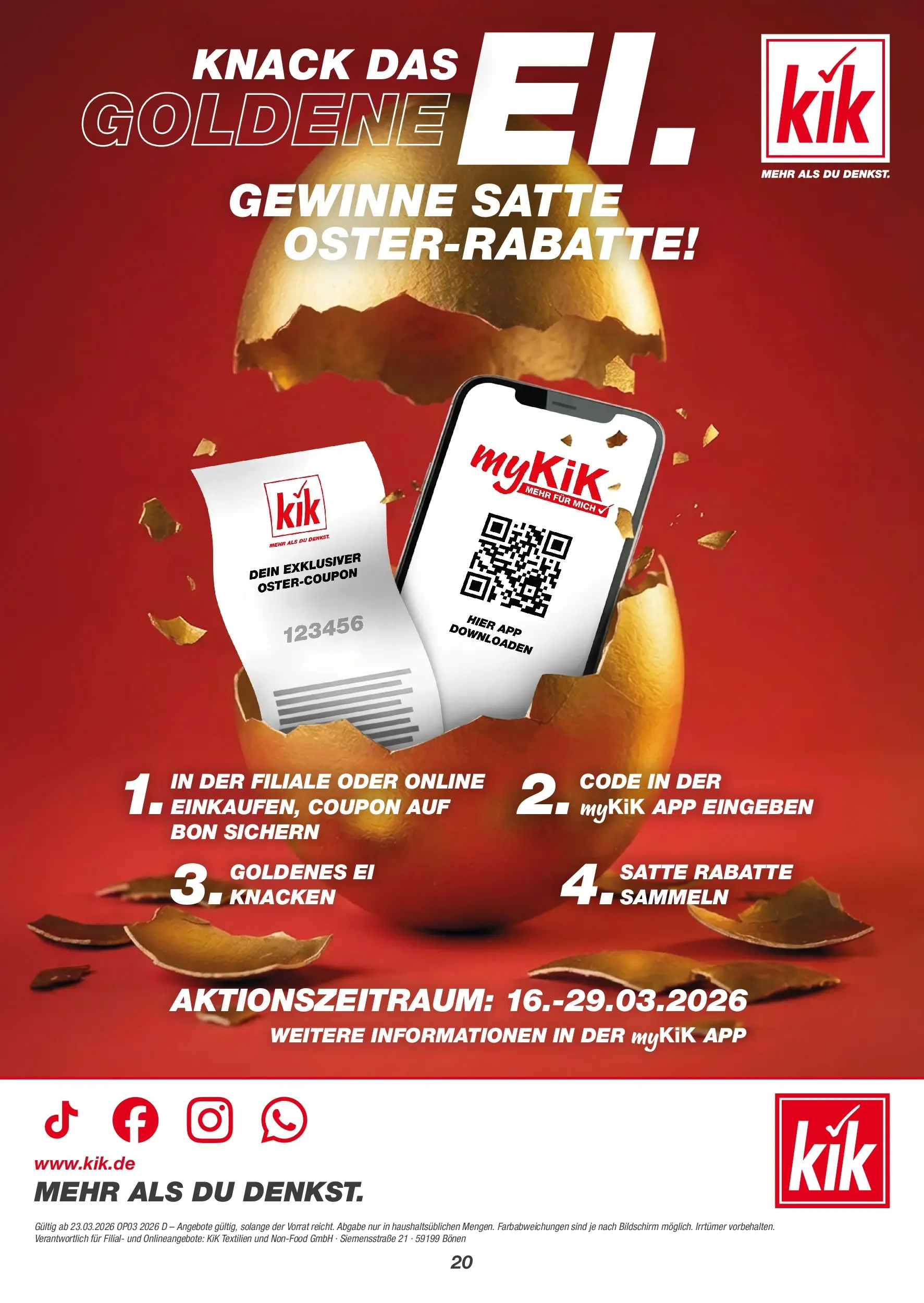 Kik - KiK: Sooo viel mehr Leichtigkeit in Leinen (ab 19.03.2026) zum Blättern | Seite: 20 | Produkte: Bildschirm