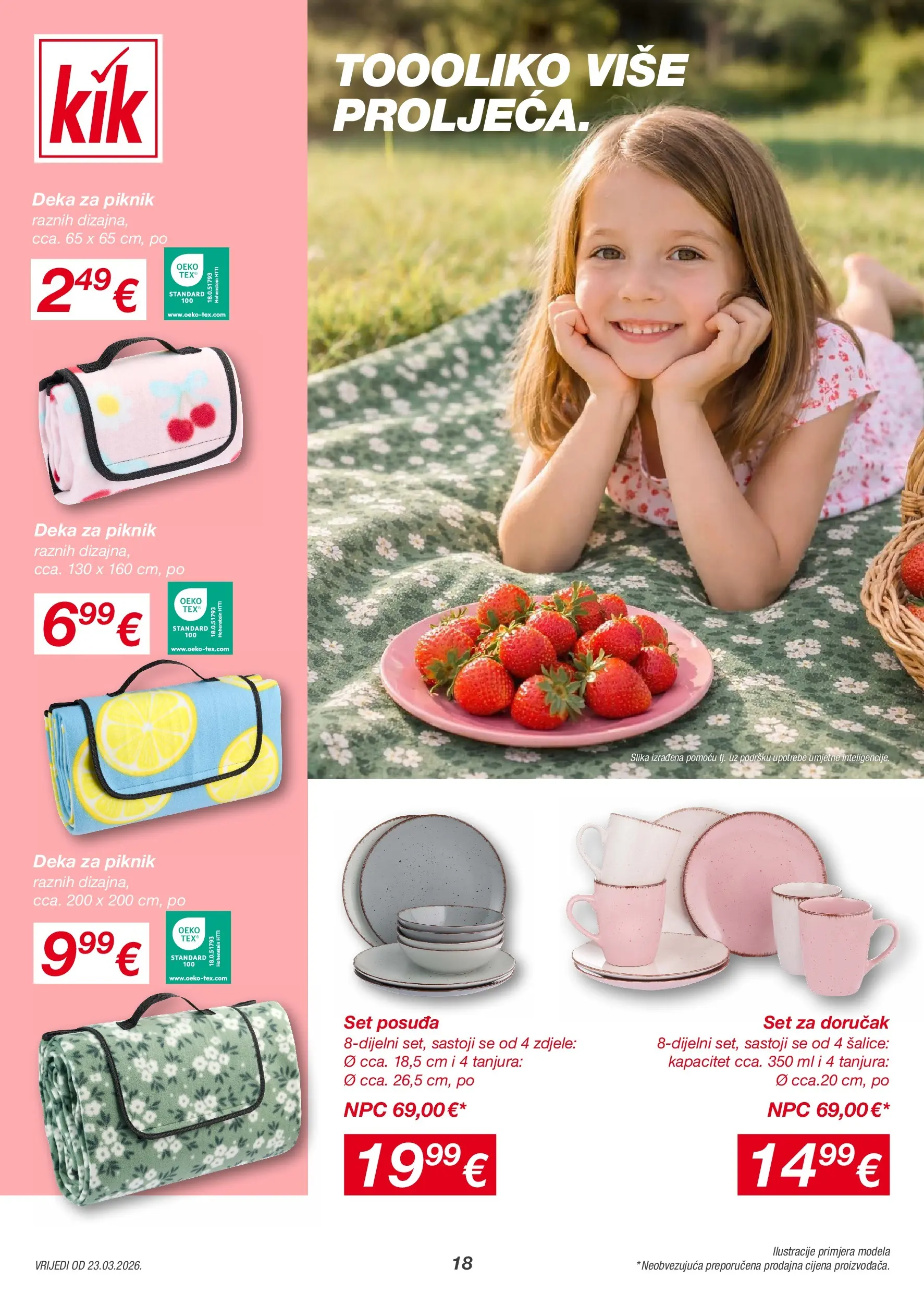 Kik - KiK katalog do 29.03.2026 novi od 22.03.2026 na listanje > letak digitalni | Stranica: 18 | Proizvodi: Deka