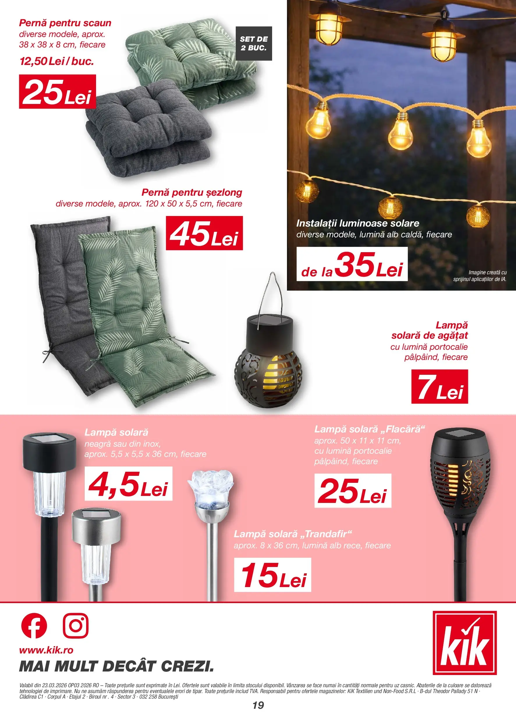 Kik catalog 23.03.2026 - Online magazin Romania | Pagină: 19