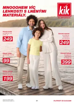 Náhled letáku Kik - KiK leták do 29.03.2026 od 22.03.2026