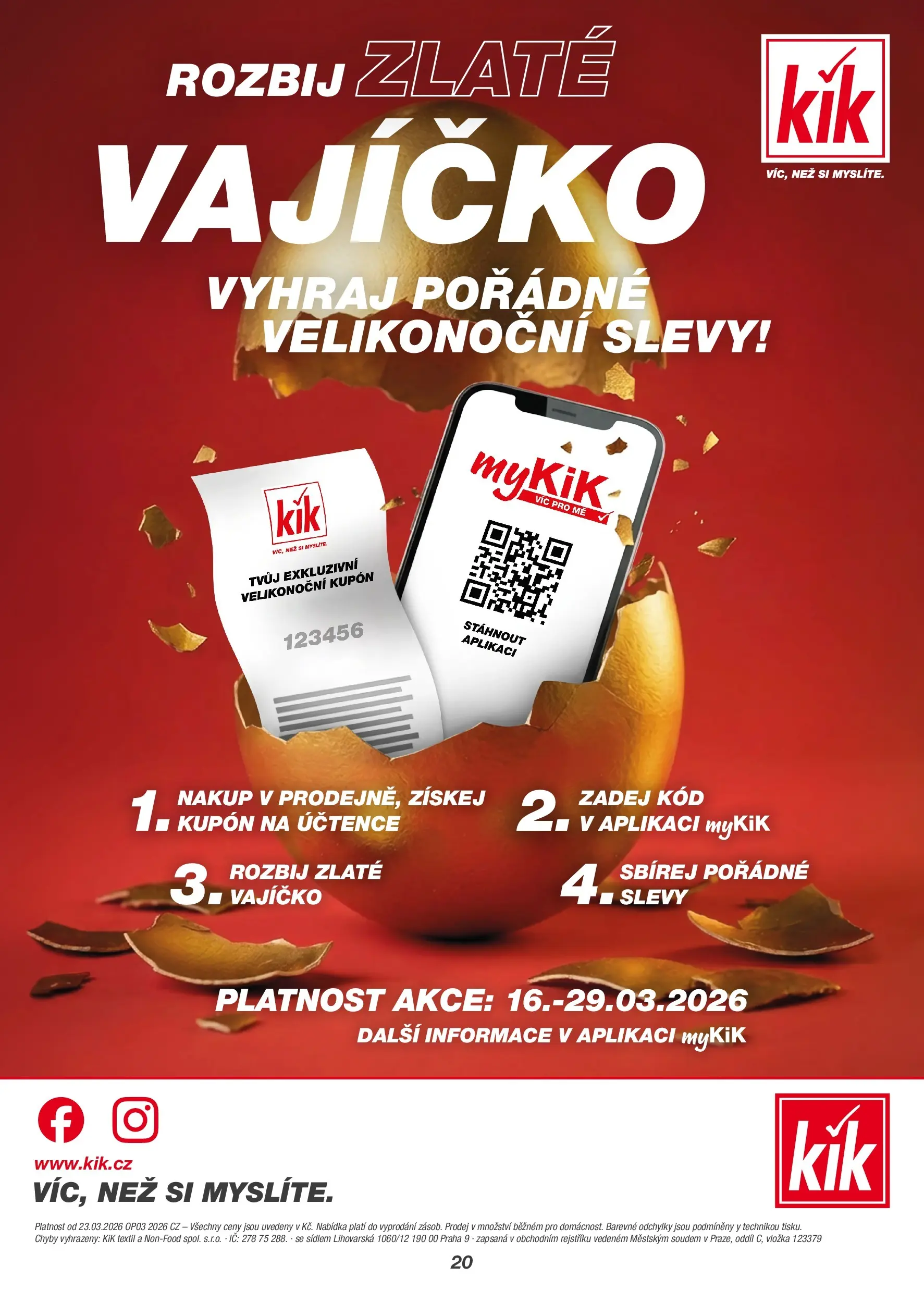 KIK leták 23.03.2026 - Leták příští týden | Strana: 20
