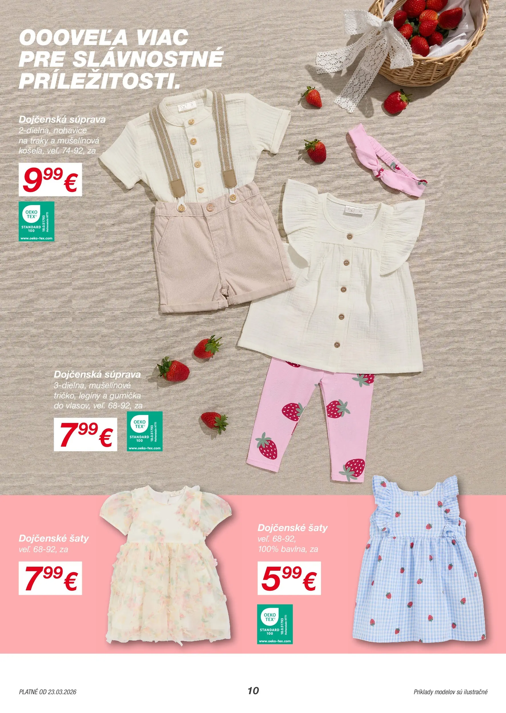 Kik - KiK leták platný do 29.03.2026 od 22.03.2026 → Aktuálny textil výpredaj online | Strana: 10 | Produkty: Šaty, Nohavice, Legíny