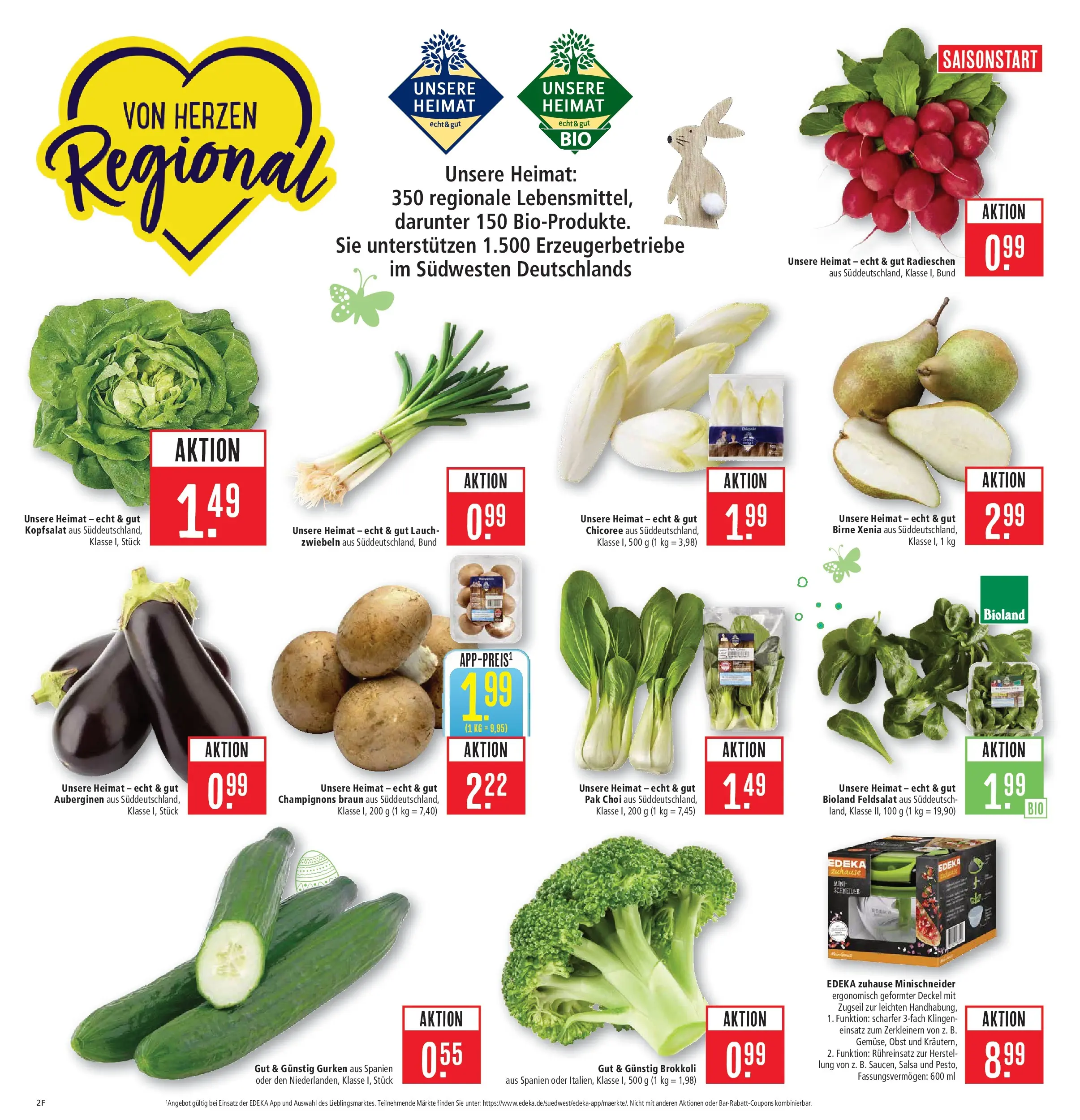 Marktkauf Prospekt Heidenheim	 (ab 23.03.2026) » Angebote online | Seite: 4 | Produkte: Champignons, Zwiebeln, Obst, Gurken