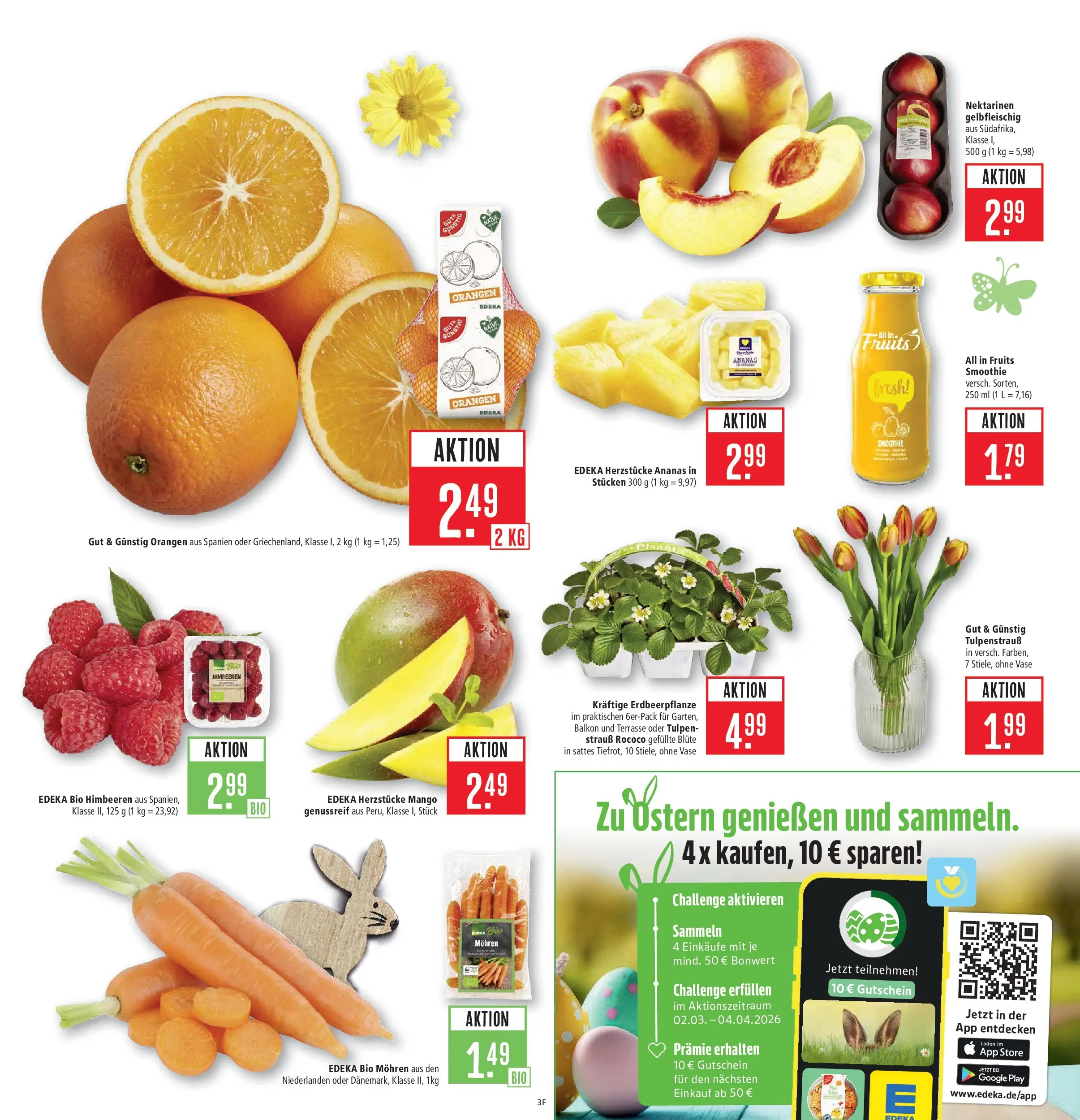 Marktkauf Prospekt Heidenheim	 (ab 23.03.2026) » Angebote online | Seite: 5 | Produkte: Nektarinen, Vase, Mohren, Mango