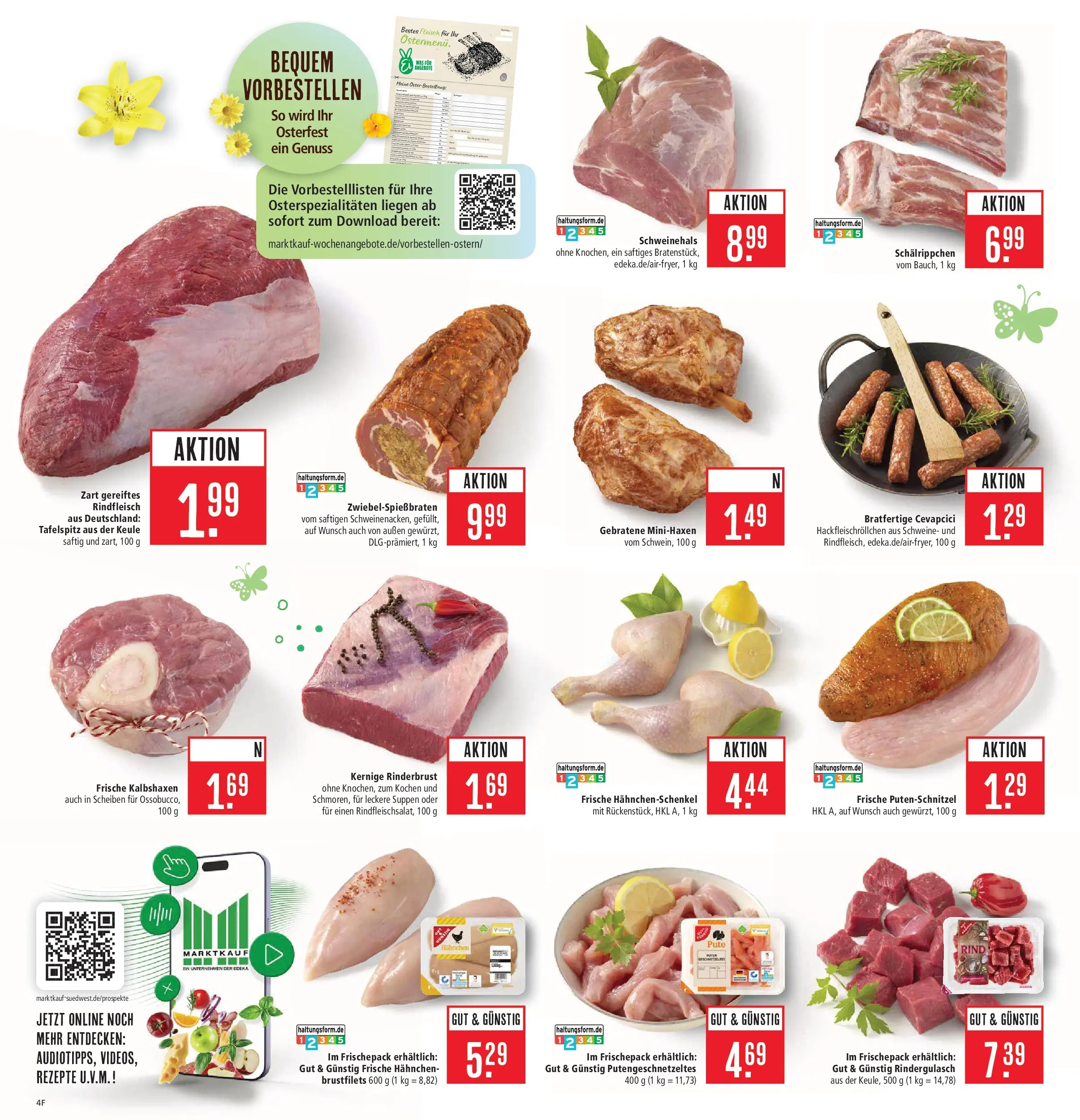 Marktkauf Prospekt Heidenheim	 (ab 23.03.2026) » Angebote online | Seite: 6 | Produkte: Tafelspitz, Pute, Hahnchen, Cevapcici
