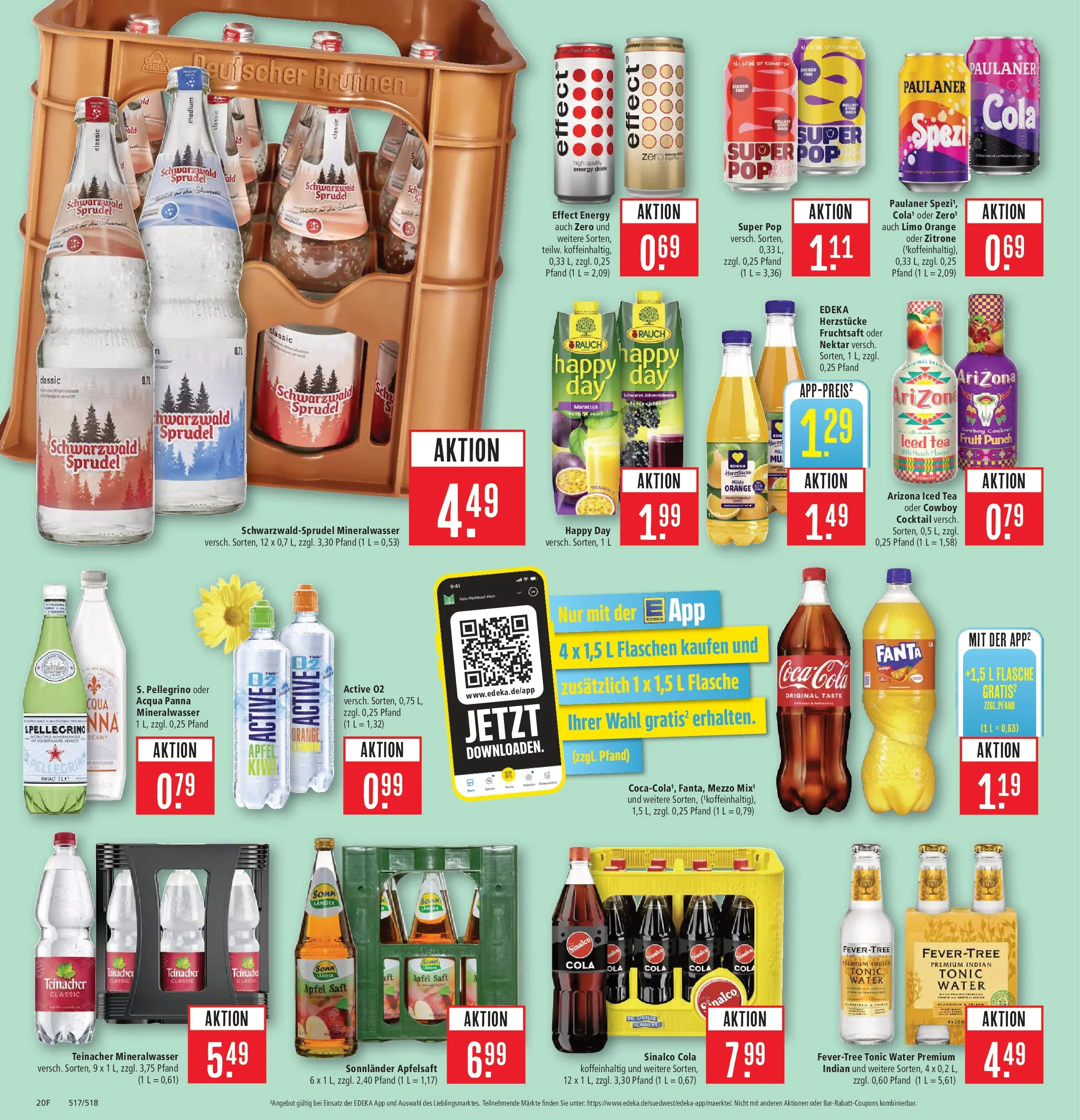 Marktkauf Prospekt Heidenheim	 (ab 23.03.2026) » Angebote online | Seite: 22 | Produkte: Sinalco, Coca cola, Energy, Fruchtsaft