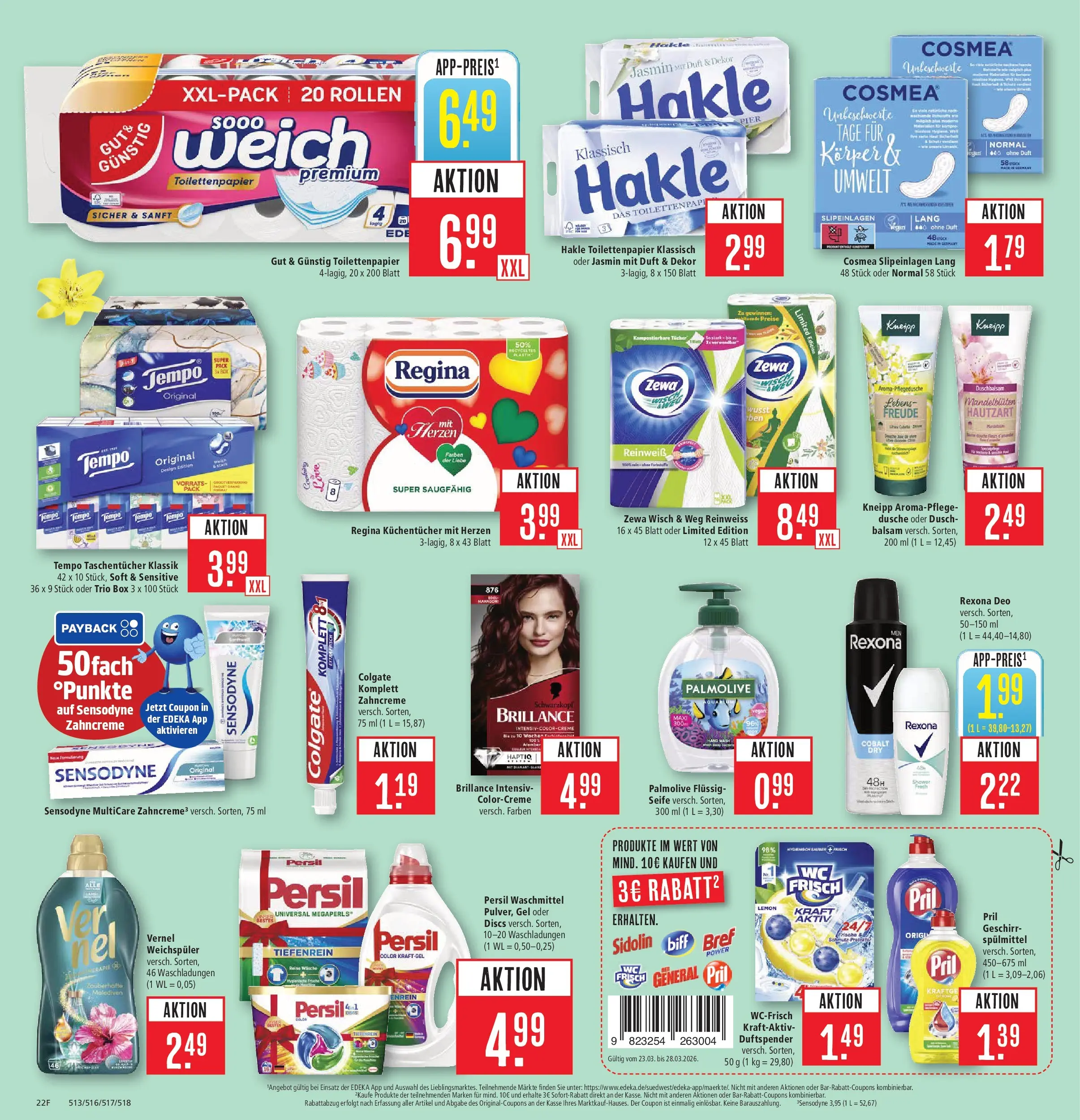 Marktkauf Prospekt Heidenheim	 (ab 23.03.2026) » Angebote online | Seite: 24 | Produkte: Box, Dusche, Waschmittel, Pril