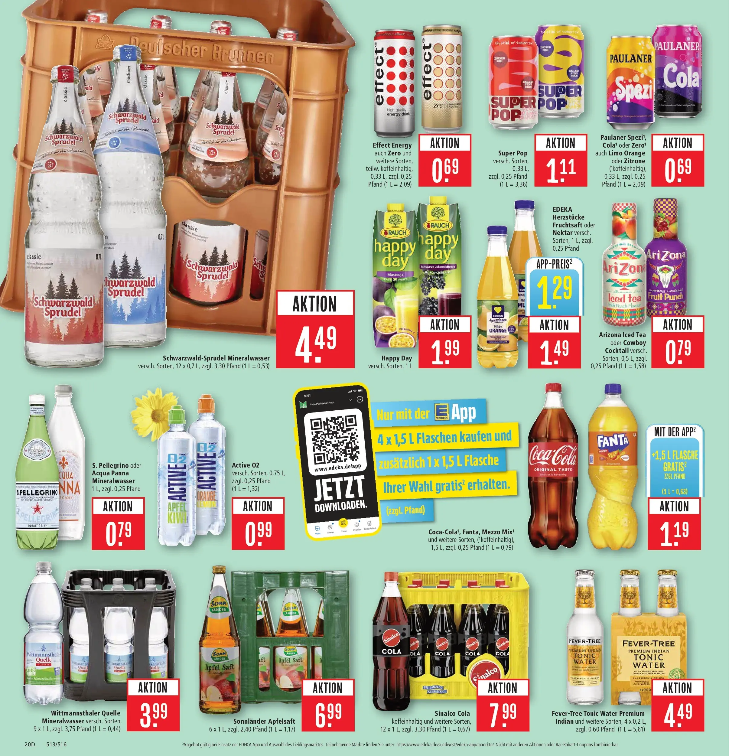 Marktkauf Prospekt Weil Am Rhein	 (ab 23.03.2026) » Angebote online | Seite: 22 | Produkte: Sinalco, Paulaner spezi, Mineralwasser, Zitrone