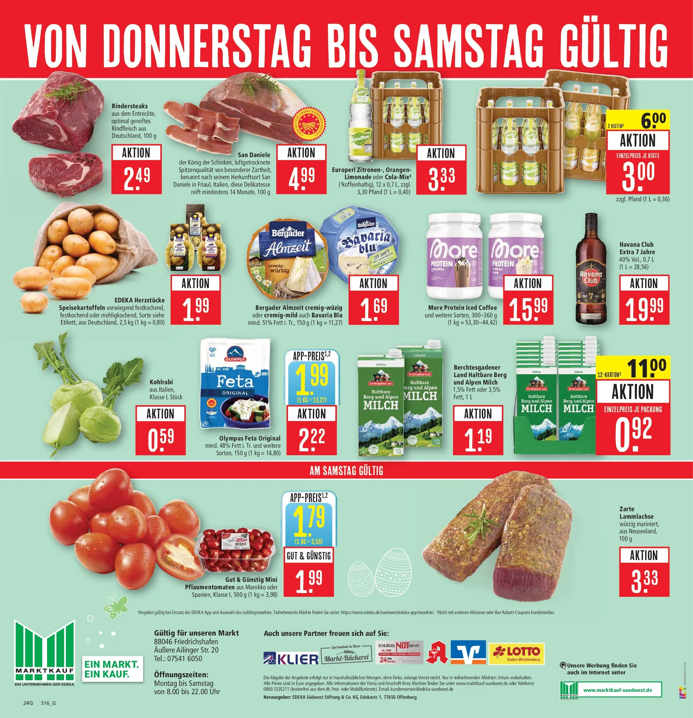 Marktkauf Prospekt Friedrichshafen	 (ab 23.03.2026) » Angebote online | Seite: 26 | Produkte: Milch, Kohlrabi, Orangen, Rindfleisch