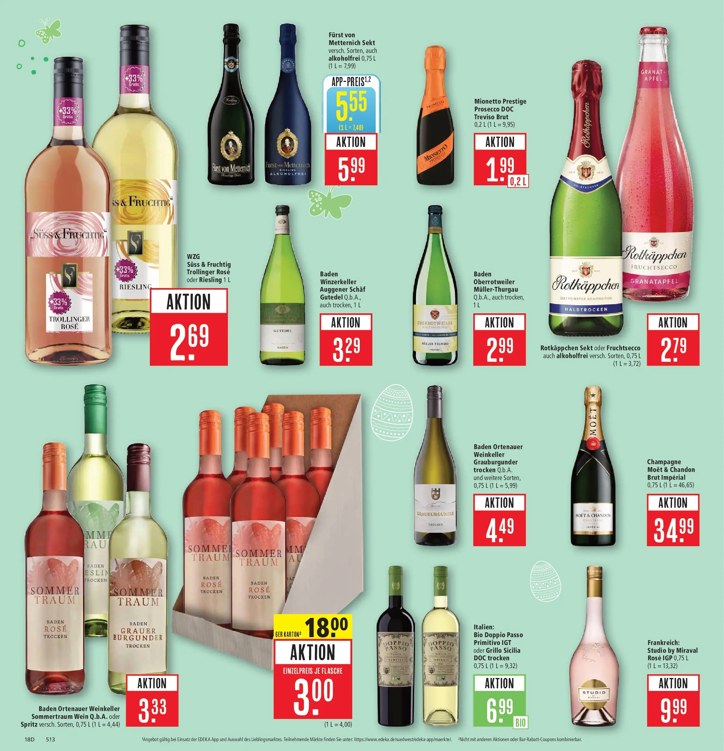 Marktkauf Prospekt Weil Am Rhein	 (ab 23.03.2026) » Angebote online | Seite: 20 | Produkte: Rotkappchen sekt, Furst von metternich, Fruchtsecco, Wein