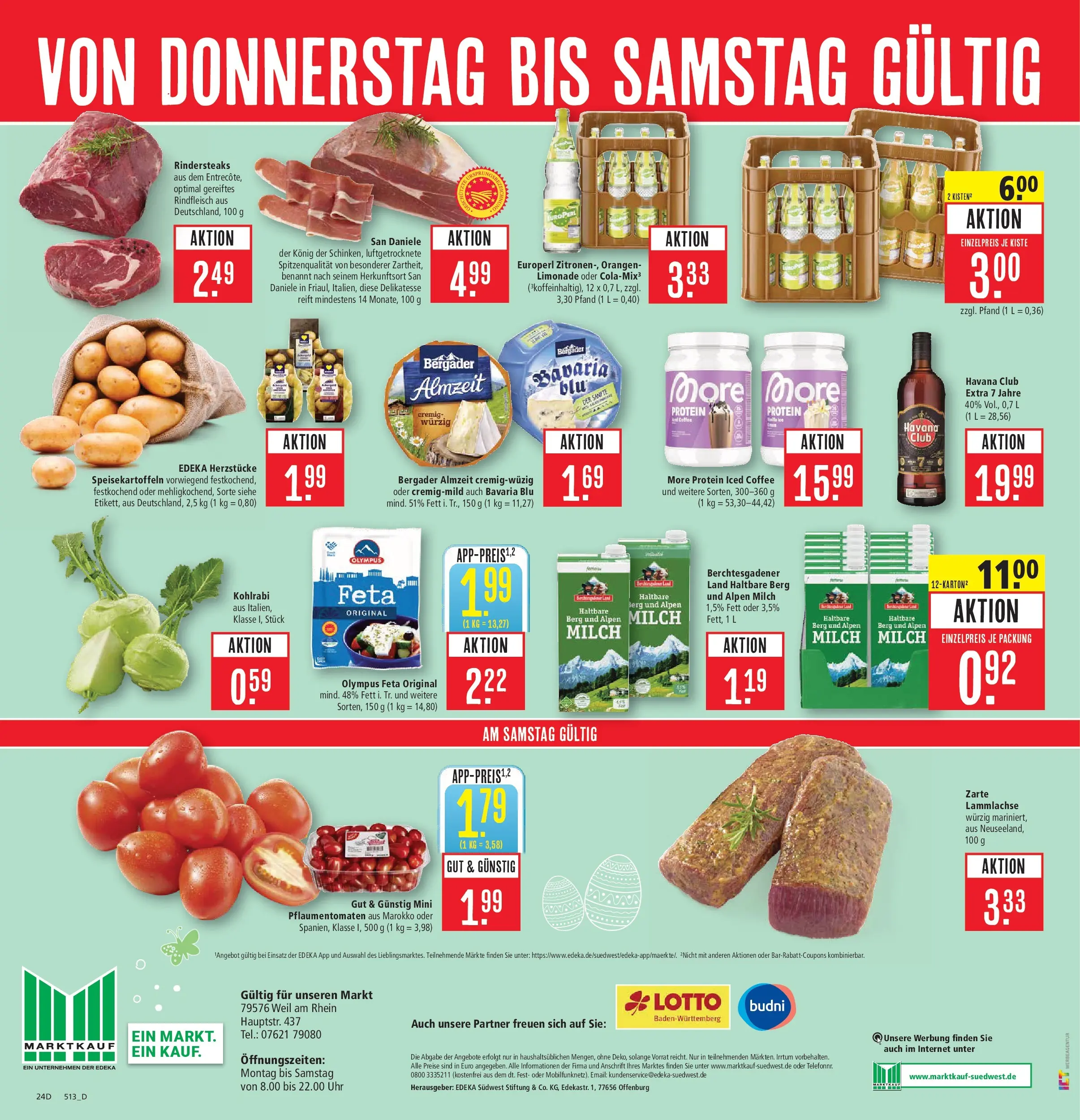 Marktkauf Prospekt Weil Am Rhein	 (ab 23.03.2026) » Angebote online | Seite: 26 | Produkte: Havana club, Feta, Kohlrabi, Limonade